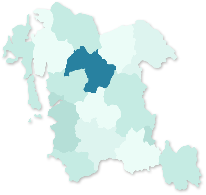 충청남도 예산 지역 활성화 지도